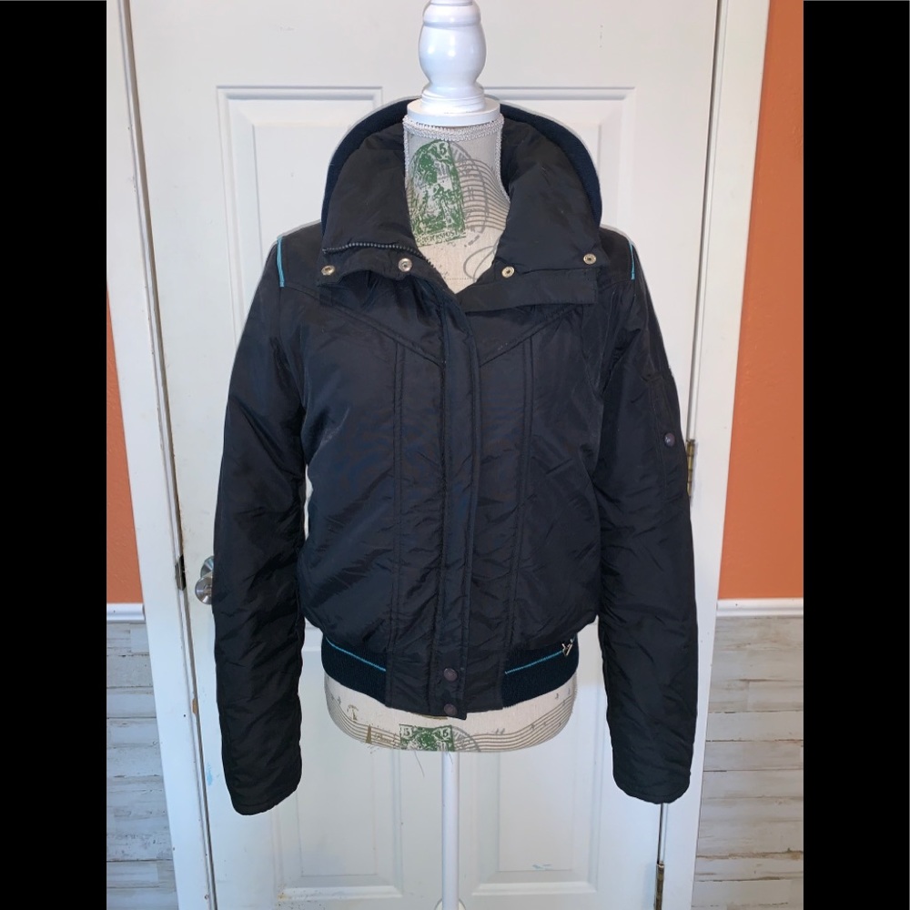 Obermeyer Down Parka vintage ski coat 70s 80s